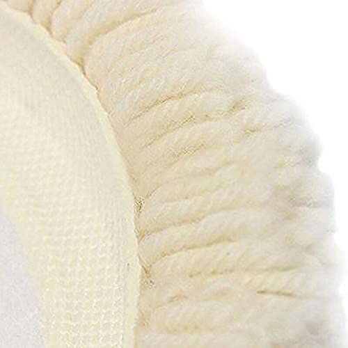 Image of DIY Crafts 9x, Wool Polishing Waxing Buffing Pads, 18x Mini Buffing Polish Detail Polisher Pads On Rotary Tools,Cordless Drill, Polisher Tool for Tight Area (9x, Wool Polishing Waxing Buffing Pads)