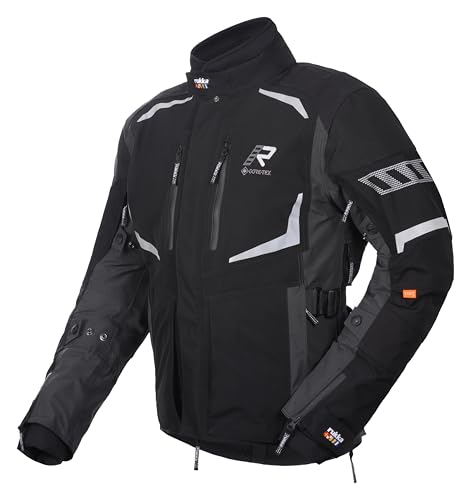 Rukka Ventu-R Gore-Tex Mortorrad Chaqueta, Negro Gris, 50