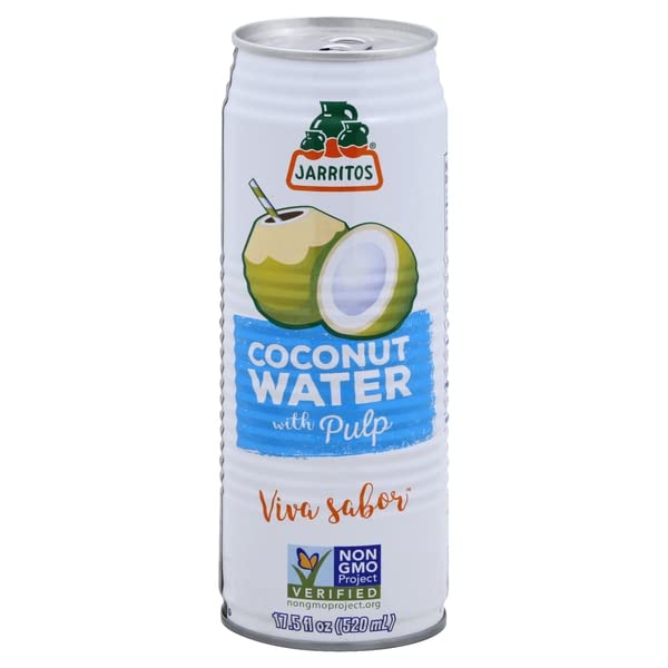 Jarritos, Coconut Water with Pulp, 17.5 Ounce