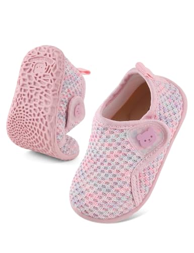 KIDDLETOWN Krabbelschuhe Stricken Lauflernschuhe Baby Mädchen 12-18 Monate