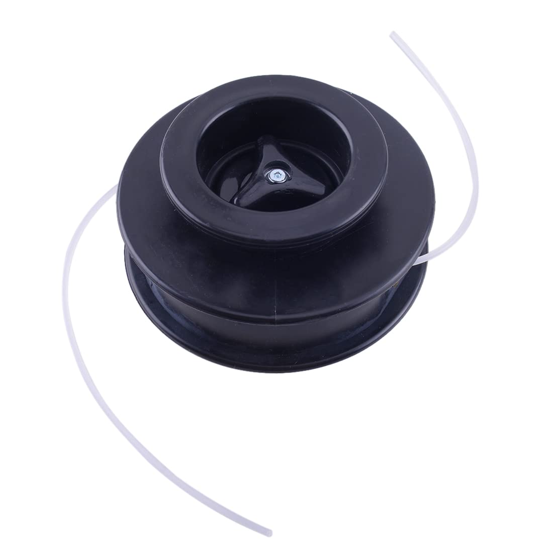 Universal Dual 2 línea de alimentación manual cabeza de fijación reemplazo recambio repuesto para desbrozadora Strimmer Trimmer