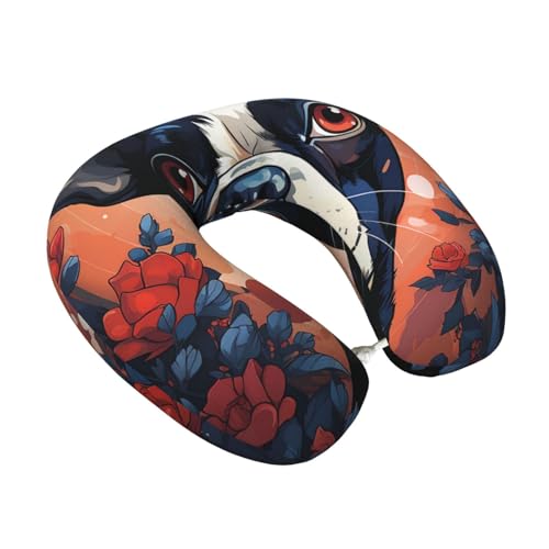 Almohada viscoelástica tamaño único para viaje miniatura 6