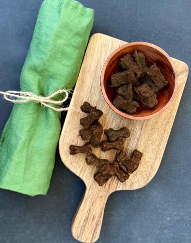 Fresco Trainingsknöchelchen Pferd mit Preiselbeere & Birne | 3er Pack | 3 x 150 g | Ergänzungsfuttermittel für Hunde | Zum Training oder als Belohnung zwischendurch | Ohne künstliche Zusätze