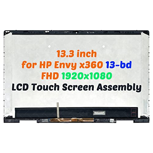Image of Replacement Laptop Touch Screen Digitizer Display Assembly for HP Envy X360 13T-BD000 13T-BD100 13-BD0032NR 13M-BD0023DX 13M-BD0063DX 15-ED1008CA x360 13-BD M15283-001