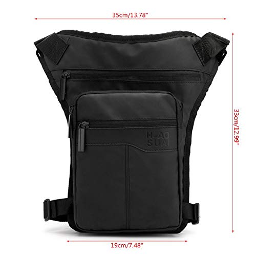 Dostosowany zestaw nóg motocyklowych Męski nylonowy motocyklowy pas biodrowy talia saszetka biodrowa jazda podróżna torba na ramię torba typu crossbody torba na udo opadająca nogawka saszetka biodrowa