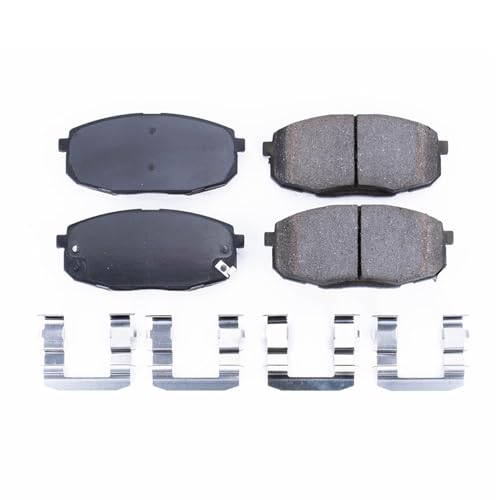 Image of PowerStop Front Brake Pads for Hyundai Elantra 2009-12 |Kia Forte 2010-13 |Forte Koup 2010-13 |Forte5 2012-13 |Soul 2014-16 - Z17 Ceramic Brake Pads with Installation Hardware, 17-1397