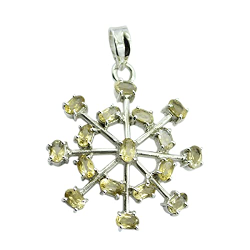 Pendentif citrine en argent 925 pour sublimer un décolleté sans risque d'allergie