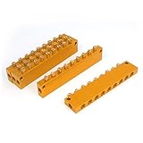 Vanky Industry 5Pcs Aluminum Air Pneumatic Adjustable 9-Way Oil Distributor Manifold Block