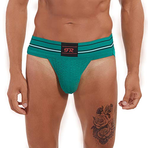 YUFEIDA Men's Athletic Supporters Performance Jockstrap Underwear Breathable Active Underpants2