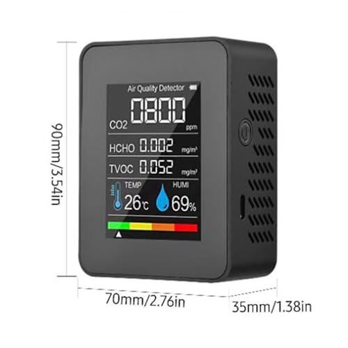 Image of Air Quality Tester Air Analyzer for Indoor Outdoor Detection House Warehouse