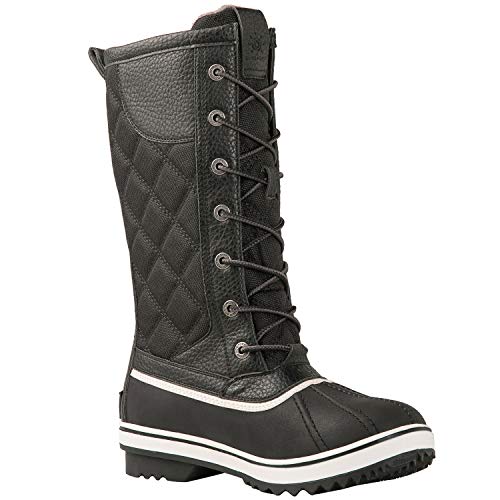 GLOBALWIN Women's Mid Calf Winter Snow Boots3