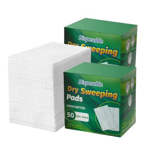 SUZZYVINE Panni per spazzare a secco, compatibili con le famose marche, ricariche usa e getta per spolverare e pulire i pavimenti, 100 pezzi