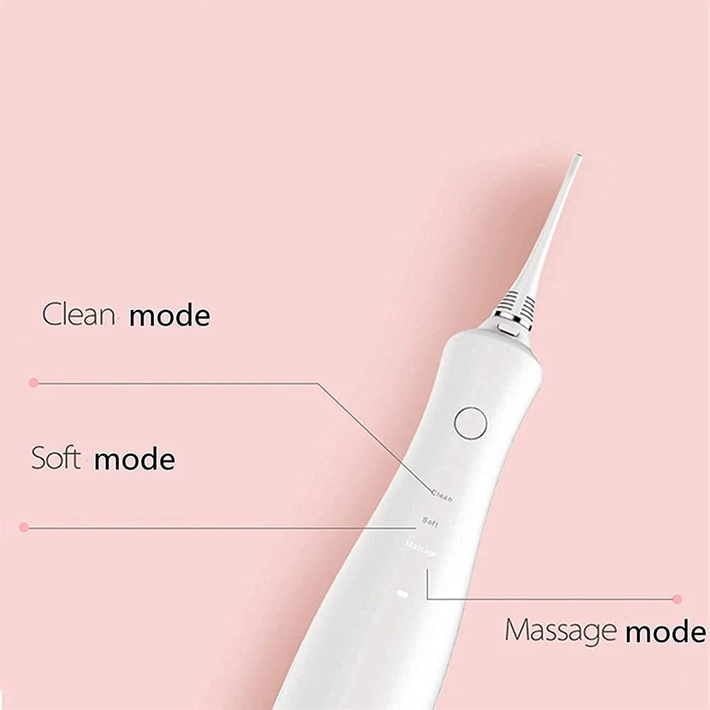 GeRRiT Irrigatore odontoiatrico Professionale a Filo del flosser Impermeabile - Irrigatore Orale Impermeabile Portatile e Ricaricabile Impermeabile 3 modalità flossing for casa e Viaggi