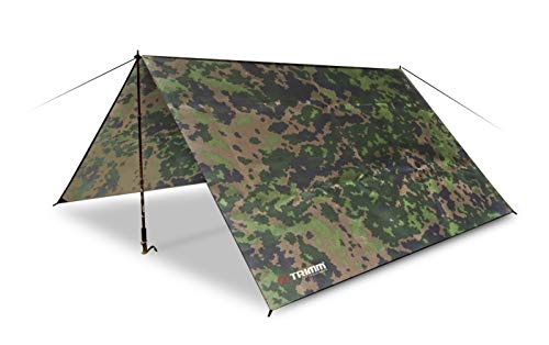 Trimm Trace XL Bâche de Tente - Grand abri pour la randonnée, Le Trekking, la pêche, la Chasse, Camouflage