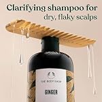 The Body Shop Ginger Scalp Soin Shampooing pour cheveux apaisants pour les scalp secs, scalps aplatis 400ml