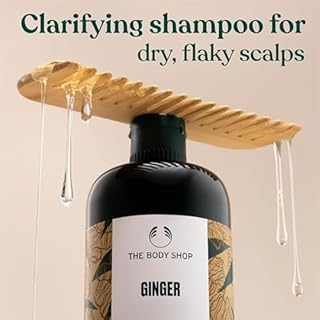 The Body Shop Ginger Scalp Care Shampoo | Soothing Hair Shampoo for Dry, Flaky Scalp | Natural Scalp Care Cleanser, 400ml