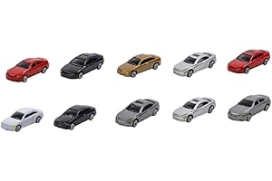 10 Pieces HO Scale Model Vehicle Car 1:87 Architecture Model Train