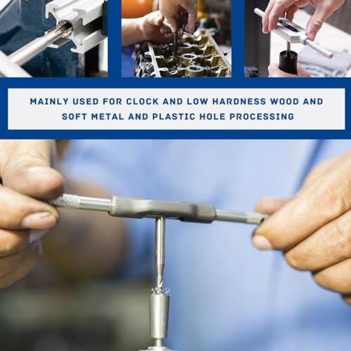 J U H U T O N G Machine Hand Tap Set 10pcs Micro Taps Bit Small Hand Screw Thread Taps M1-M3.5 HSS Mini Metric Plug Tap Adjustable Tap Reamer Wrench Die Tap Wrench 5 J U H U T O N G Machine Hand Tap Set 10pcs Micro Taps Bit Small Hand Screw Thread Taps M1-M3.5 HSS Mini Metric Plug Tap Adjustable Tap Reamer Wrench Die Tap Wrench - Image 5