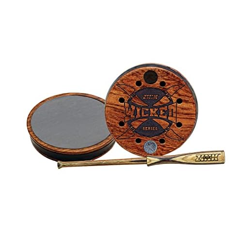 Zink Calls Wicked Series ~ Slate Acrylic Stabilized Cherry Pot Turkey Hunting Call