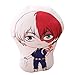Sprdrgoeu My Hero Academia pluszowa poduszka Todoroki Shoto anime, pluszowa poduszka w kształcie człowieka, poduszka dla fanów dzieci (poduszka MHA, 20 cm)