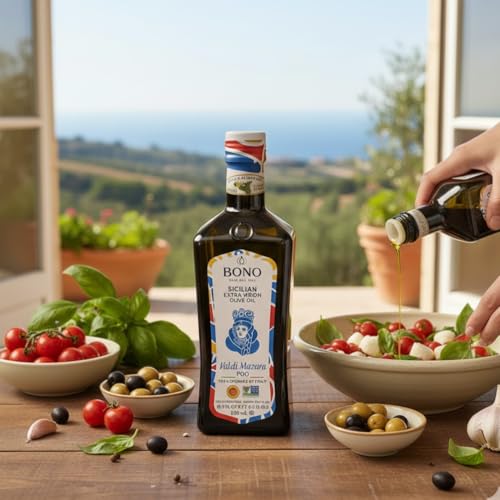 Aceite de oliva extra virgen BONO Sicilian 500 mL miniatura 4