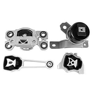 Vorally 4PCS Engine Motor & Trans Mount Set Compatible with Volvo S60 S80 V60 V70 XC60 XC70 Front Torque Strut Engine Motor Mount Transmission Mount Replace A4070 A4099 A4098 A4071 for Auto Trans