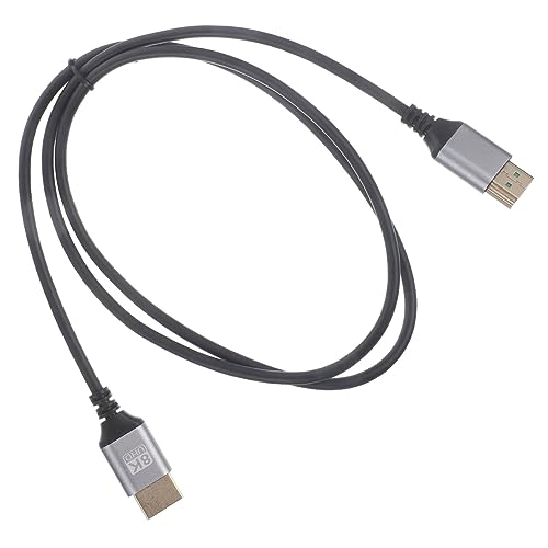 FUNOMOCYA 1m to Male Video Cable Flexible Cord for Tv Monitor and Core Design Signal Transmission
