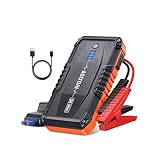 AstroAI S8 Mini ジャンプスターター エンジンスターター ピーク電流1200A(最大6.0Lのガソリン車・最大3.0Lのディーゼル車対応) 12V 車緊急始動 安全保護 モバイルバッテリー機能 LEDライト搭載 PSE認証済み USB-C付き 保管バッグ付属