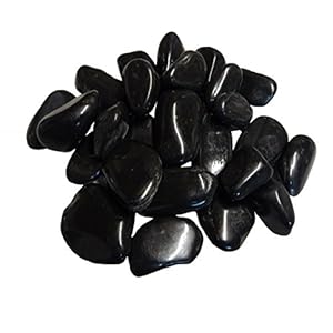 Aquagart Gepolijste kiezelstenen, decoratiestenen, 20 kg, glanzend grind, 40-80 mm, grote kiezelstenen…