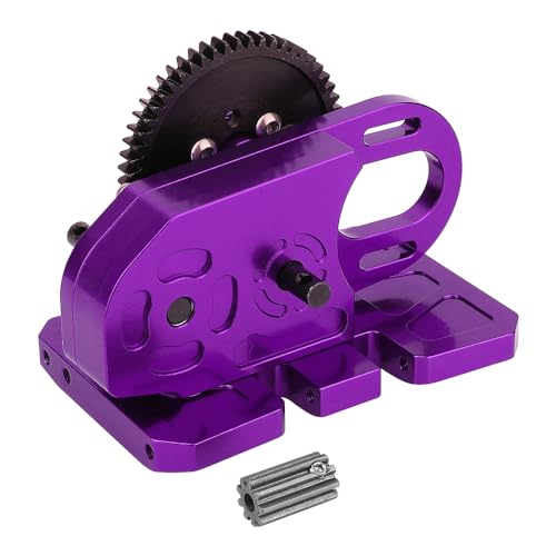 RZXYLRC Heavy Duty LCG 2 Low Differential Gearbox Transmission with Gear Skid Plate for 1/10 RC...