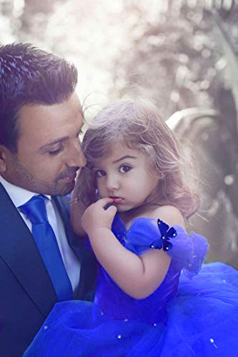 Abaowedding Lace V-Back Flower Girl Dress Tutu Tulle Princess Party Dress with Satin Sash2