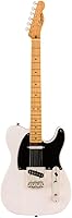 Vista 1 de Squier Classic Vibe - Guitarra eléctrica Telecaster de los años 50, con 2 años de garantía, rubio blanco, diapasón de arce