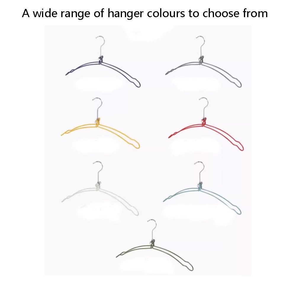 Perchas ahorradoras de Espacio, Perchas, 3 Perchas Plegables de Metal para Ropa mojada, Perchas portátiles Que ahorran Espacio, Accesorios de Viaje para Acampar al Aire Libre.(Yellow)