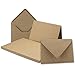 Produktbild 20x Faltkarten Set mit Briefumschlägen DIN A6 / C6 - Sandbraun (Kraftpapier Braun) - 14,8 x 10,5 cm - Doppelkarten Set - Serie FarbenFroh
