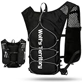 1.5L Ultra-Light Hydration Running Vest, 170g Breathable Water Backpack with Front Pockets for Trail Running & Cycling (Bladder Not Included)