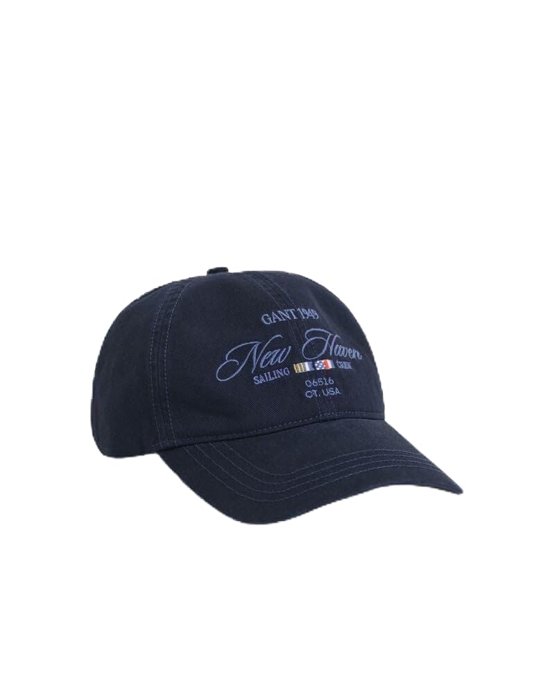Gant 1949 New Haven Cotton Cap - 4901007-Gan_433-Gan-Blue Blue One Size