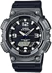 Casio AQS800W Series | Analog Digital Watch | 100M WR | Solar Powered | 1/100 SEC Stop Watch | 6-Language Day of The Week Indicator | Countdown Timer | LED Light | Multi Alarm