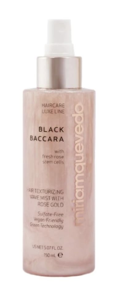 Miriam Quevedo Black Baccara | Hair Texturizing Wave Mist with Rose Gold 150ml
