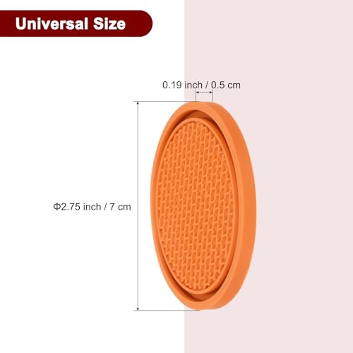 Portavasos para carros universal PVC naranja miniatura 2