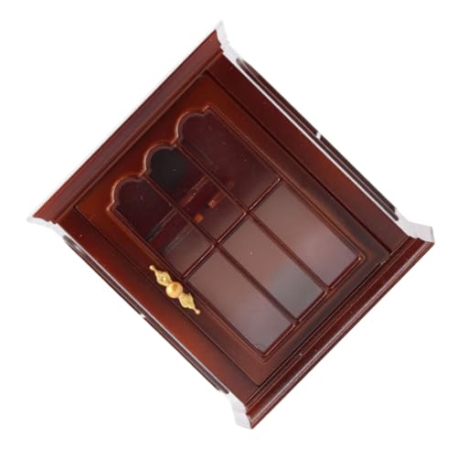 HANABASS Armario De Pared En Miniatura Estante para Casa De Muñecas Accesorios En Miniatura Casa De Muñecas Muebles En Miniatura para Casa De Muñecas Muebles para Casa De Muñecas