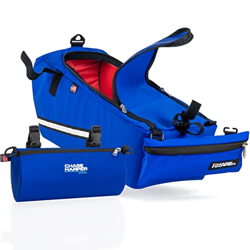 Pack Valor Ruckus - Bolsa Bajo Asiento 5000 y Bolsa Barril 105000 Combo - Compatible con Todos los Años Modelo Ruckus con Marco Stock - Azul