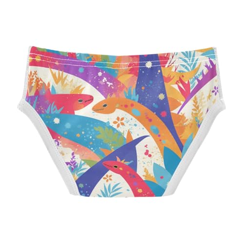 KLL Dino Pattern Toddler Boys Comfort Boxer Briefs Cute Children Panties2