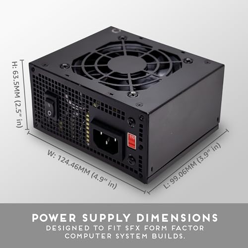 Apevia SFX-AP500W Mini ITX Solution/Micro ATX/SFX 500W Power Supply