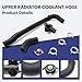 Radiator Cap Assembly Upper Radiator Coolant Filler Neck and Water Outlet Flange Fit for Nissan Altima 2007-2013, Upper Radiator Coolant Hose Replace 21430-8991A 21501-9HA0A 214308999C 21430-8997A