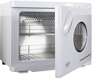 ForPro Professional Collection Classic Hot Towel Warmer Cabinet with UV Sterilizer, Extra Large Capacity, Two Stainless Steel Racks, Signature White