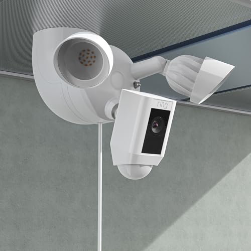 VOMENC Eave Mount Compatible with R-ing Floodlight Cam Wired Pro/Plus ,WYZE Floodlight Camera v2 and Blink Wired Floodlight,REOLINK Elite Cameras, Plug-in Mount for Floodlight Cam Eave Bracket (White) by VOMENC - Used condition - Image 9