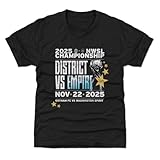 500 LEVEL 2025 NWSL Championship Gotham FC Vs. Washington Spirit Youth Shirt (Tri Black, 10-12Y Large)