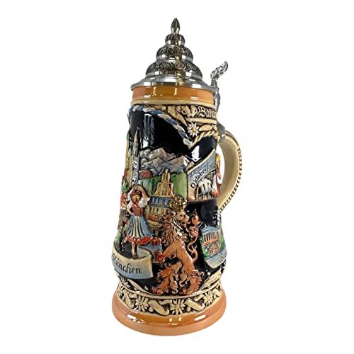 Pinnacle Peak Trading Company Munich Landmarks LE German Beer Stein