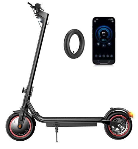 HeyScooter Electric Scooter 24-34KM Range 350W Motor 8.5 Pneumatic Tires Fast Electric Scooter for Adults with APP Control 3-4 Speed Modes Foldable E Scooter