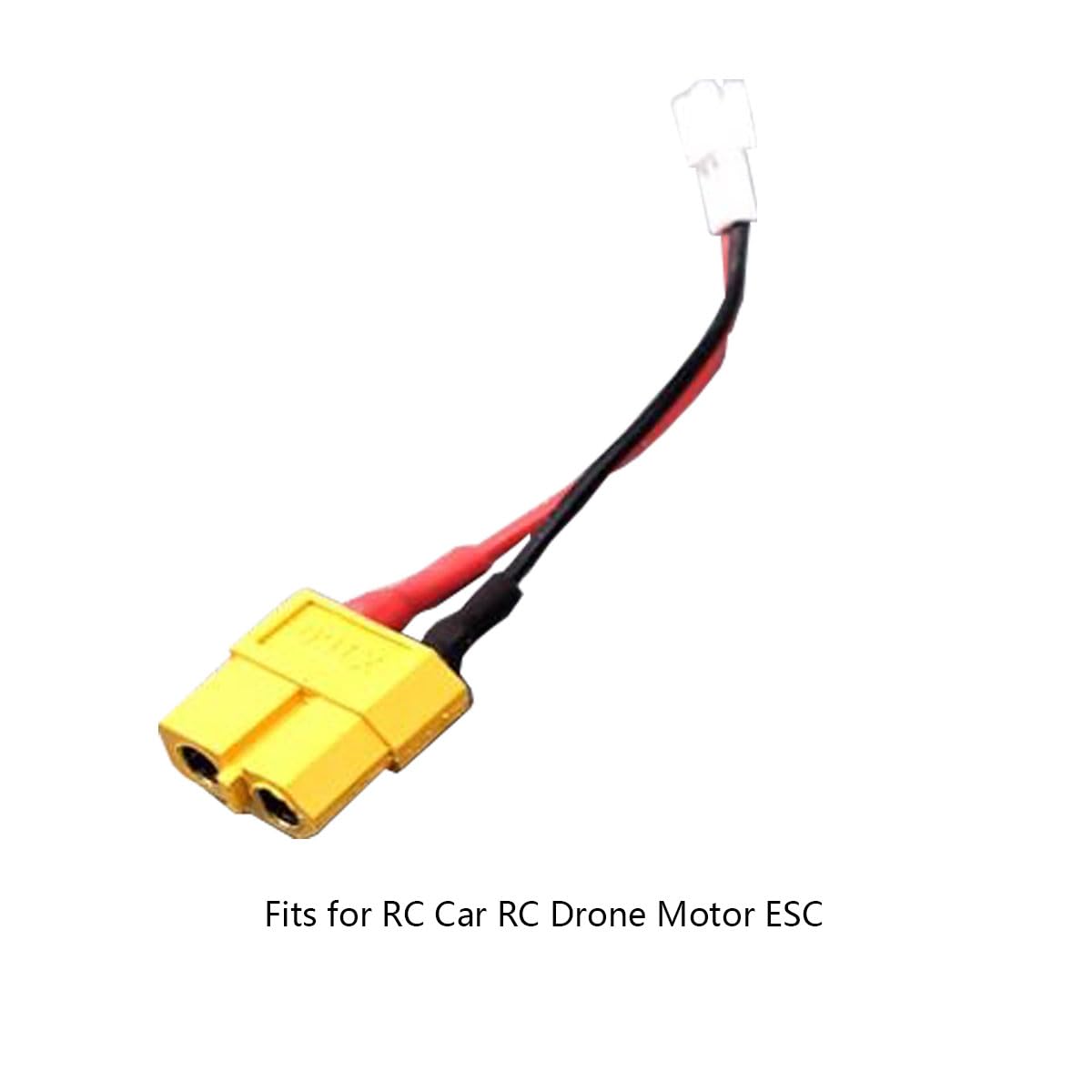 J Xt60 シリコーン 2 ピース/セット Rc アダプタ Amazon.co.jp: Boladge 2 ペア XT60コネクタは2ピンJSTコネクタ